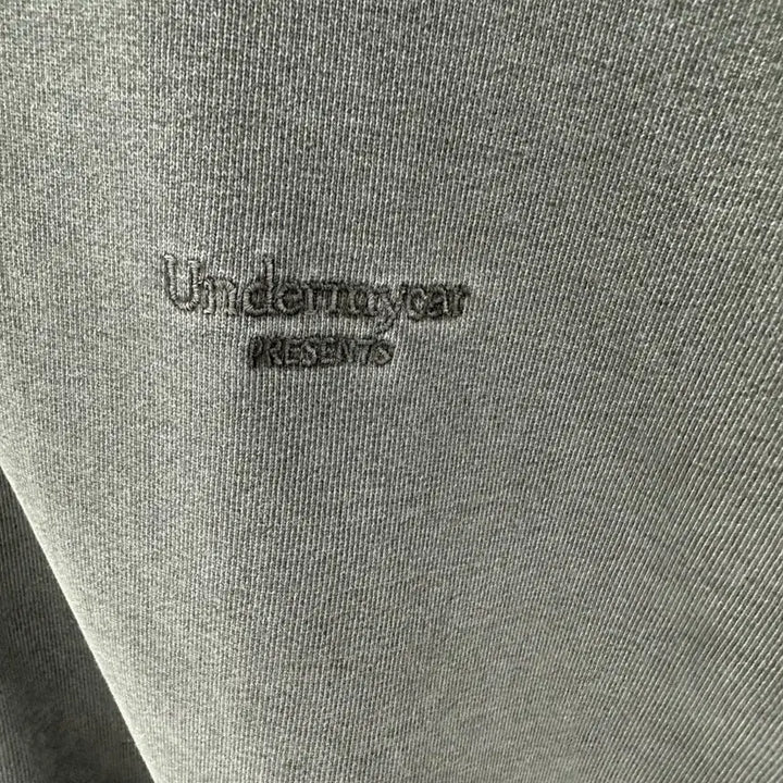 [BUNJANG] Undermycar MU.11 Logo Hoodie Zip-up Charcoal Size 1 / 언더마이카 MU.11 후드 집업