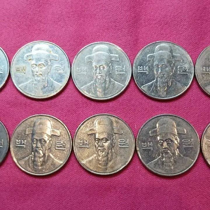 [BUNJANG] 10 x 2012 100 KRW Coins Bundle / 2012년 100원 동전 10개 일괄