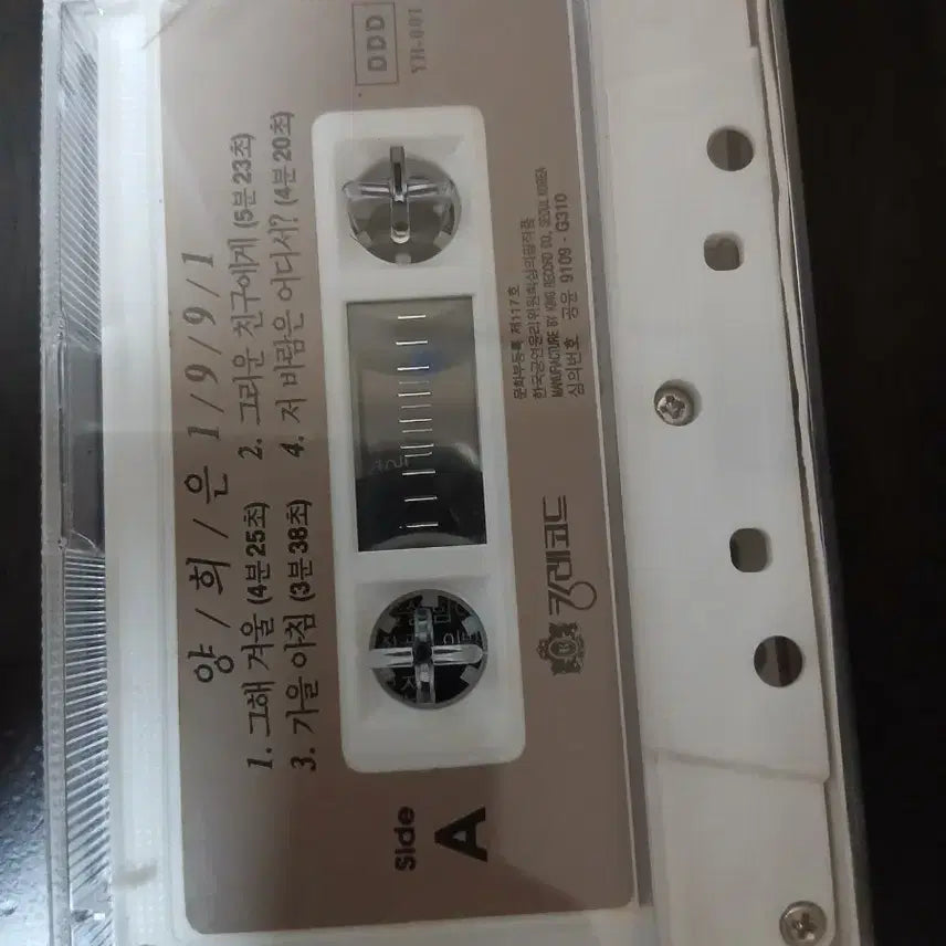 [BUNJANG] Yang Hee Eun 1991 Cassette Tape feat. Lee Byung Woo / 양희은 1991 카세트 테이프 이병우