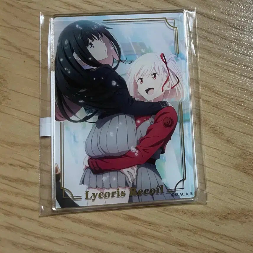 [BUNJANG] Lycoris Recoil Acrylic Card (Sealed) / 리코리스 리코일 아크릴 카드(미개봉) 팜