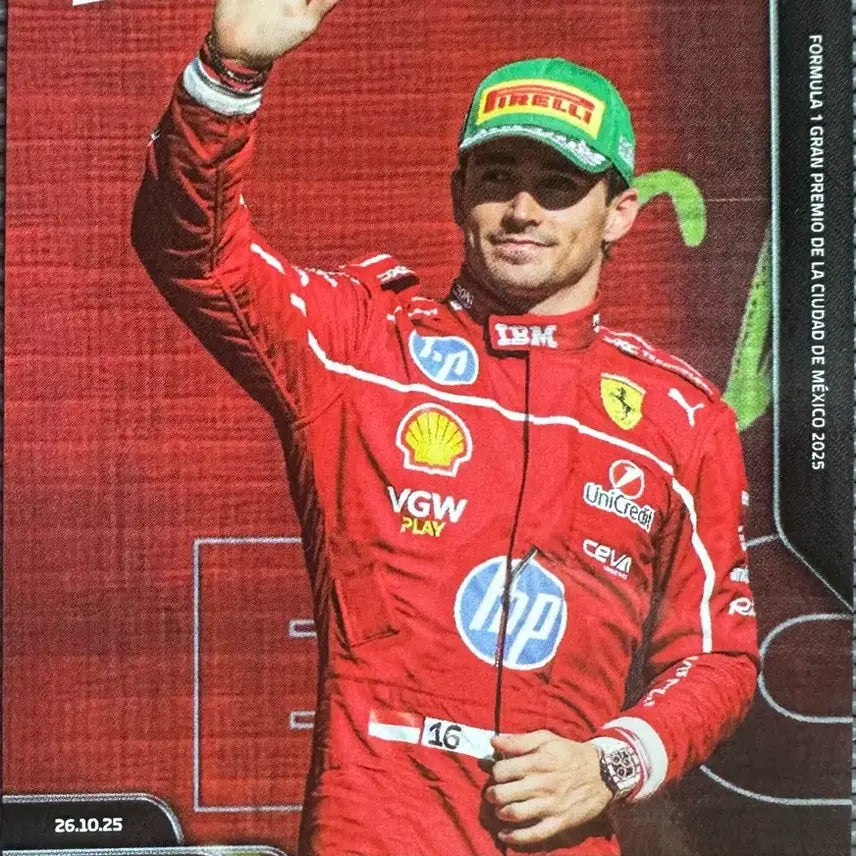 [BUNJANG] 2025 F1 Topps NOW Charles Leclerc Card / 2025 F1 탑스 나우 샤를 르클레르 카드