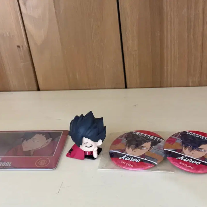 [BUNJANG] Haikyuu!! Tetsuro Kuroo Paper Card, Onemutan, &amp; Can Badge Bundle Set / 하이큐 쿠로오 테츠로 지류 카드 오네무탄 캔뱃지 일괄