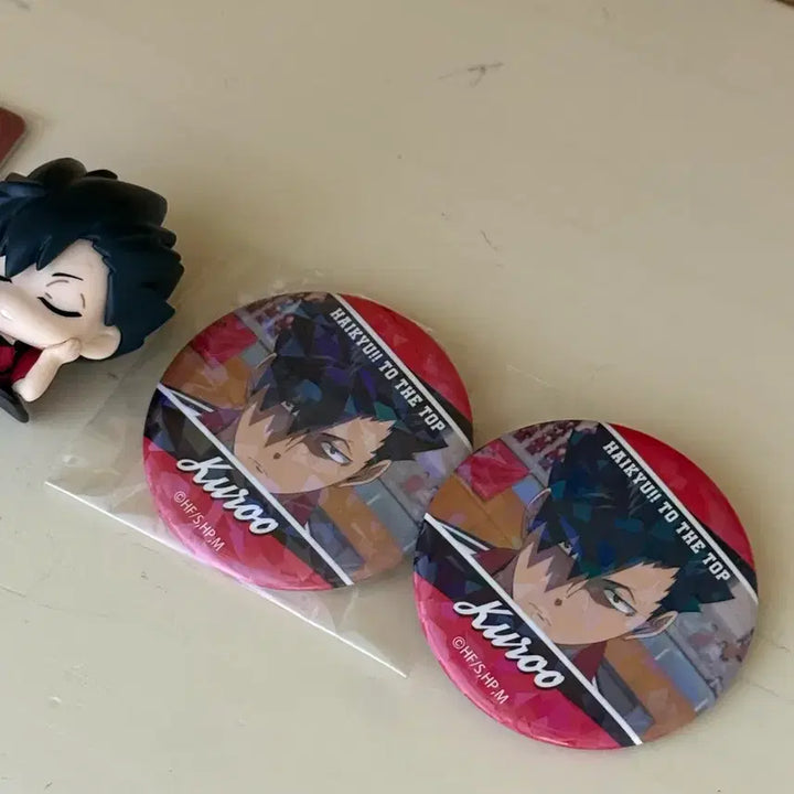 [BUNJANG] Haikyuu!! Tetsuro Kuroo Paper Card, Onemutan, &amp; Can Badge Bundle Set / 하이큐 쿠로오 테츠로 지류 카드 오네무탄 캔뱃지 일괄