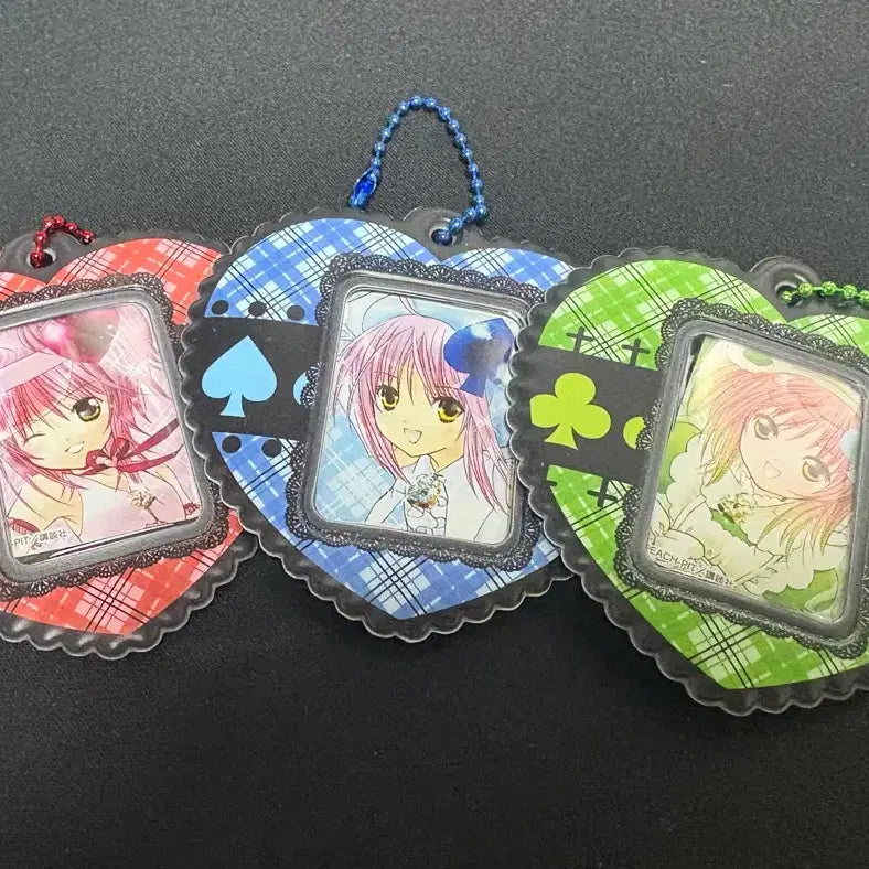 [BUNJANG] Character Transformation Service Mini Photoholder Gacha Emollient (Heart, Spade, Clover) / 캐캐체 캐릭캐릭 체인지 미니포토홀더 가챠 에뮬릿 하트, 스페이드, 클로버
