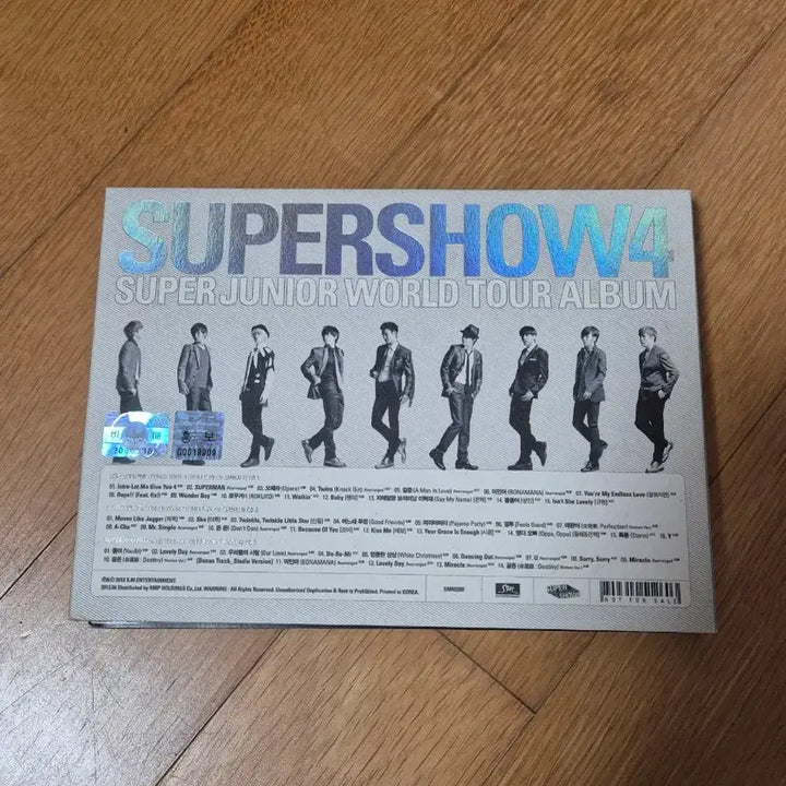 [BUNJANG] Super Junior Super Show 4 DVD / 슈퍼주니어 슈퍼쇼4 사퍼쇼 DVD