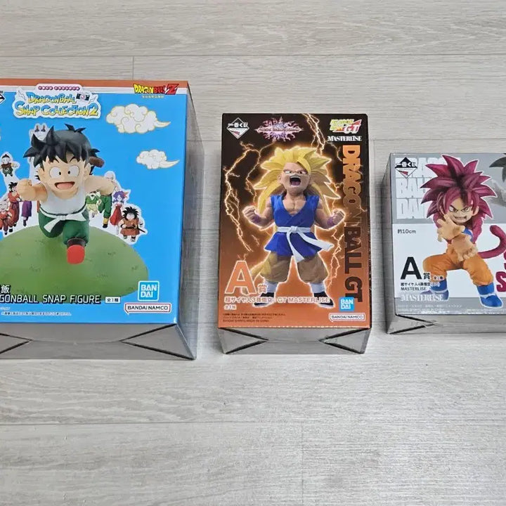 [BUNJANG] Bandai Ichiban Kuji Dragon Ball Master Roshi GT Dai-ma GT Super Saiyan 3 &amp; 4 Son Gohan Childhood Bundle Set / 드래곤볼 피규어 3종 일괄
