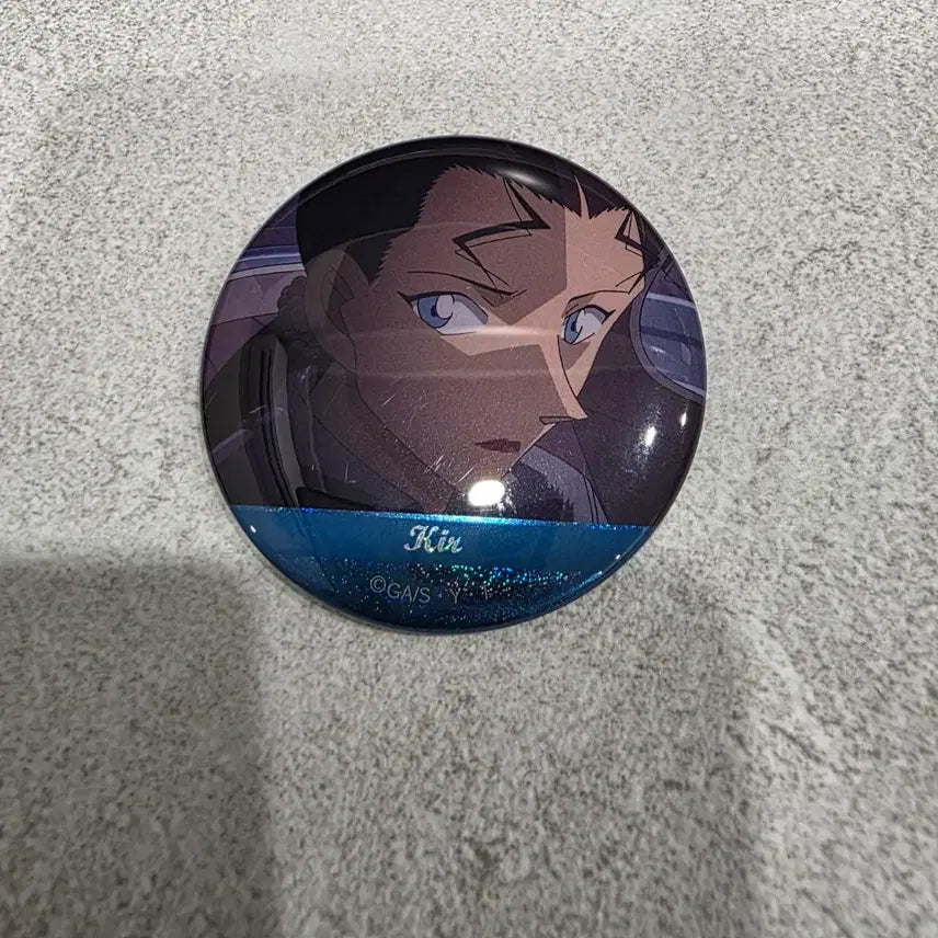 [BUNJANG] Detective Conan Black Organization Kir Can Badge / 명탐정코난 캔뱃지 키르 검은조직
