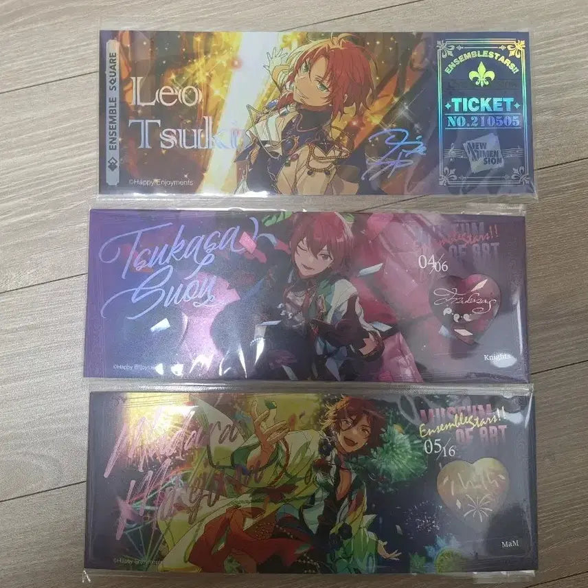 [BUNJANG] Ensemble Stars! Leo, Tsukasa, Madara Live Ticket Bundle Set / 앙스타 레오, 츠카사, 마다라 라이브 티켓