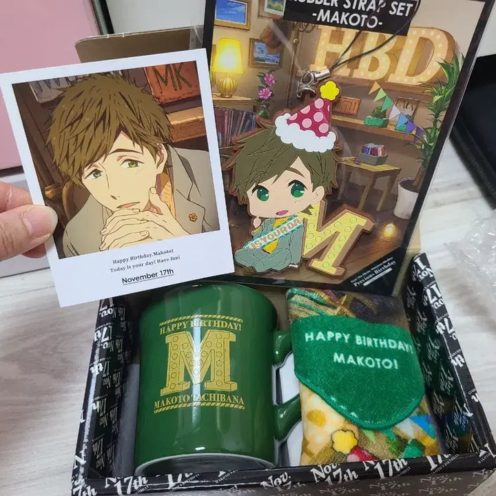 [BUNJANG] Free! Tachibana Makoto Birthday Goods Set / Free! 프리 타치바나 마코토 프레셔스 박스 생일 굿즈 세트