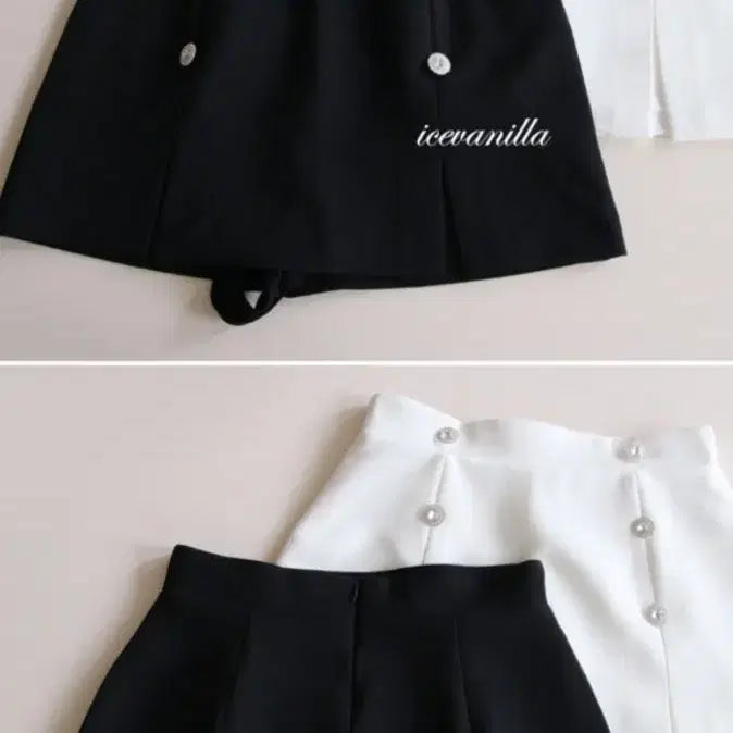 [BUNJANG] Cubic Slit Mini Skirt - Black / 큐빅 트임 미니스커트 새상품 수입의류 파티룩 홀복