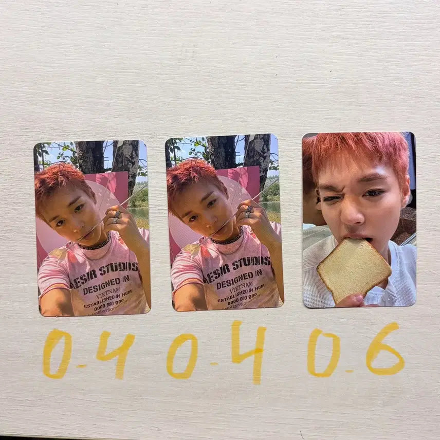 [BUNJANG] Park Ji-hoon Reflect Album Photocard (Bread) / 박지훈 리플렉트 앨범포카 식빵포카