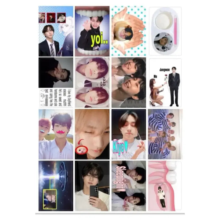 [BUNJANG] ENHYPEN Sunghoon Freeware Sticker / 엔하이픈 정원 프리쿠라 스티커 비공굿 양정원