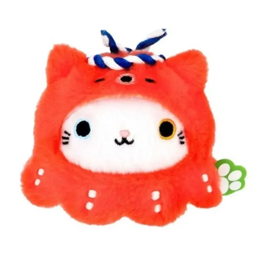 [BUNJANG] Sanei Tako Nekodango Cat Plush / 산에이 문어 네코당고 고양이 인형(택없음)