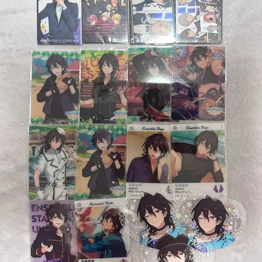 [BUNJANG] Ensemble Stars! Akuma Rei Clear Card Bundle Set / 일괄) 앙스타 사쿠마 레이 클리어카드 클카 일괄