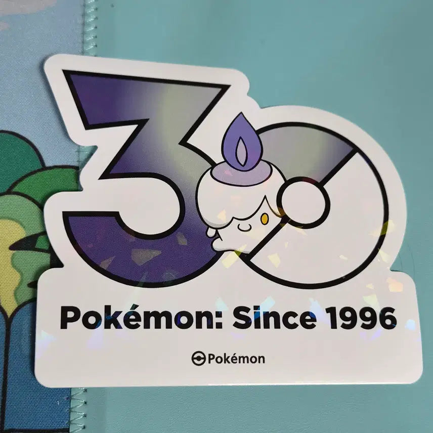 [BUNJANG] Pokemon 30th Anniversary Logo Sticker (Bukyeomi) / 포켓몬 30주년 로고 스티커 불켜미 판매합니다.