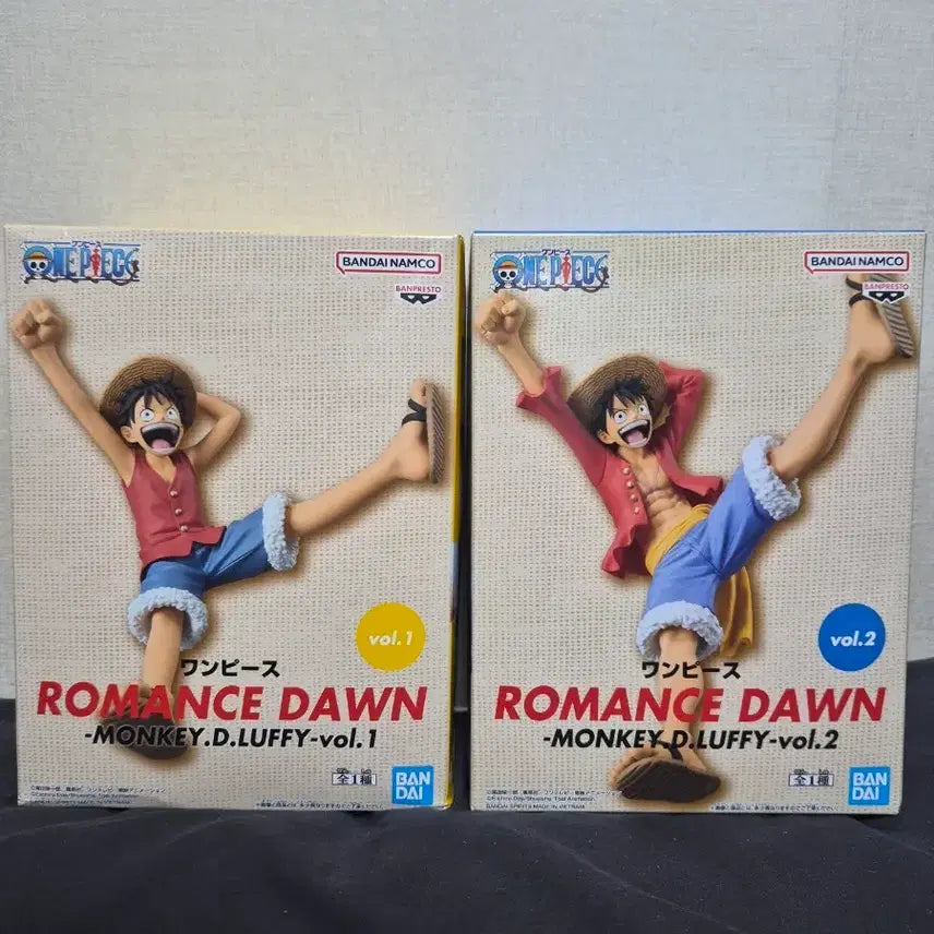 [BUNJANG] One Piece Luffy Figure Set Romance Dawn Vol. 1 &amp; 2 / 원피스 루피 피규어 세트