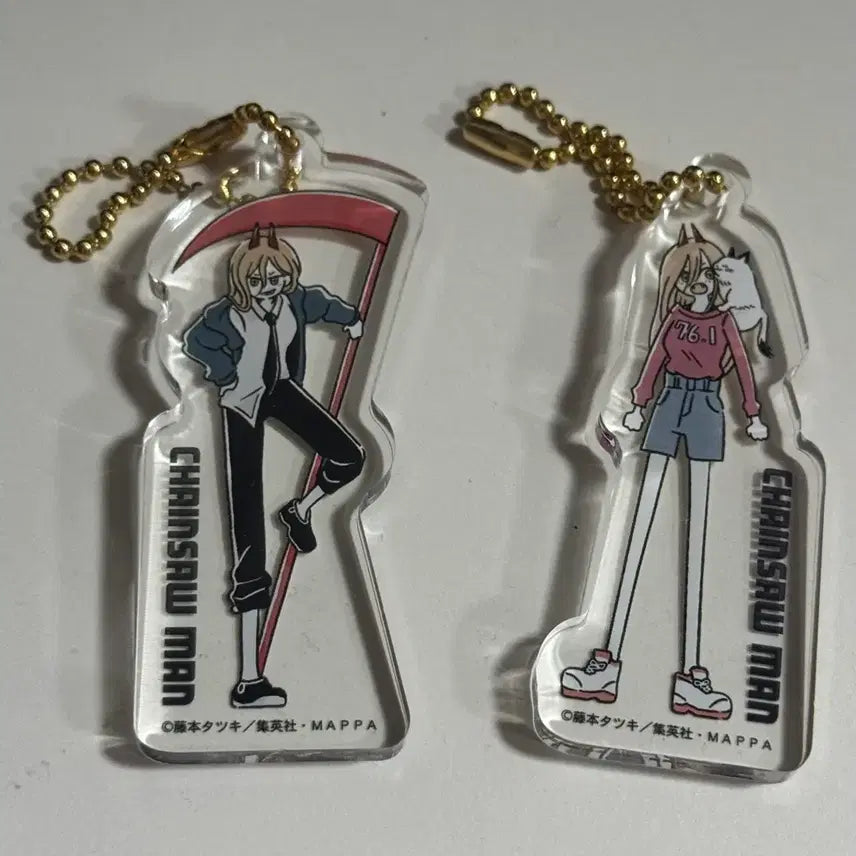 [BUNJANG] Chainsaw Man Power Acrylic Keyring Bundle Set / 체인소맨 파워 아크릴 키링 일괄