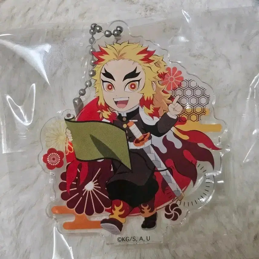 [BUNJANG] Demon Slayer Kyojuro Rengoku Walking Acrylic Stand / 귀멸의 칼날 렌고쿠 쿄쥬로 가도걷기 산책 아크릴