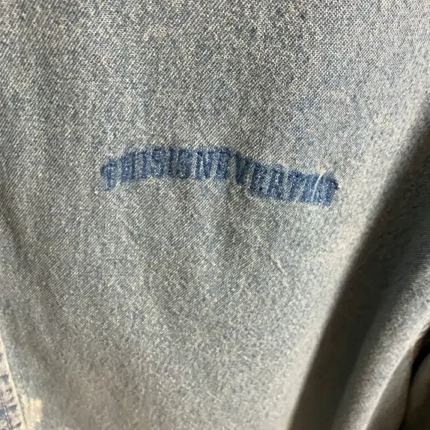 [BUNJANG] thisisneverthat Damaged Denim Shirt XL / (XL) 디스이즈네버댓 데미지드 데님 셔츠