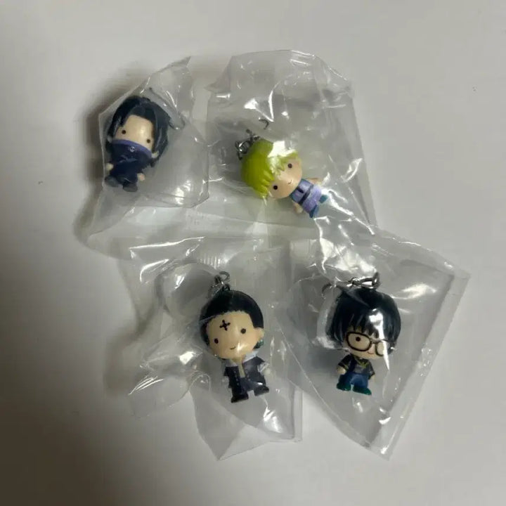 [BUNJANG] Hunter x Hunter Phantom Troupe Megurushi Set 2 (Excluding Hisoka) - 4 Types Bundle / 헌터헌터 메지루시 2탄 환영여단 히소카 제외 4종 일괄