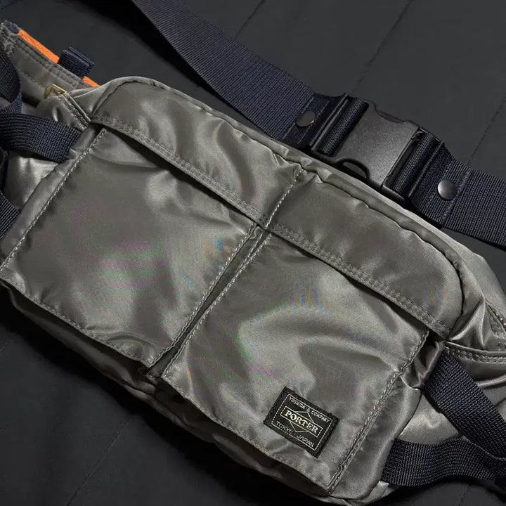 [BUNJANG] Yoshida Porter Tanker Hip Bag Silver Grey / 요시다 포터 탱커 힙백 실버그레이