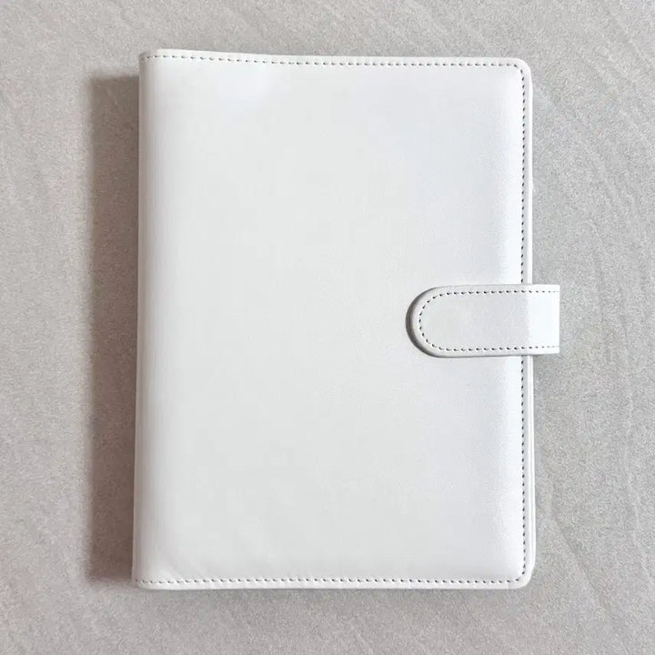 [BUNJANG] Unsealed A5 6-Ring Binder White Photocard Binder / [개봉] A5 6공 바인더 화이트 포카 바인더