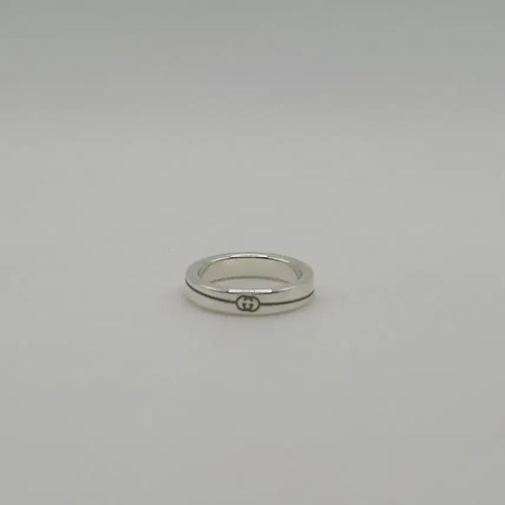 [BUNJANG] Gucci Diagonal Silver Ring Size 10 Full Set Authentic / [정품]구찌 다이애그널 실버 반지 10호 풀구성 정품