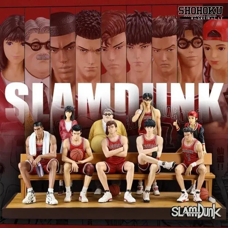 [BUNJANG] ARK Studio Slam Dunk 9-Person Bench Figure (Unsealed) / 개봉 네고가능)ARK Studio 슬램덩크 9인 벤치 피규어