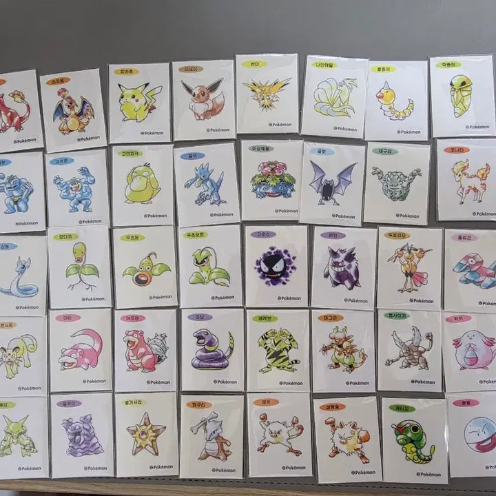 [BUNJANG] Pokemon Stickers Bundle Set / 포켓몬 띠부씰 일괄 판매 !
