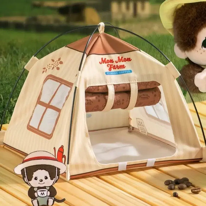 [BUNJANG] Miniso Monchhichi Tent / 미니소 몬치치 텐트 바로배송