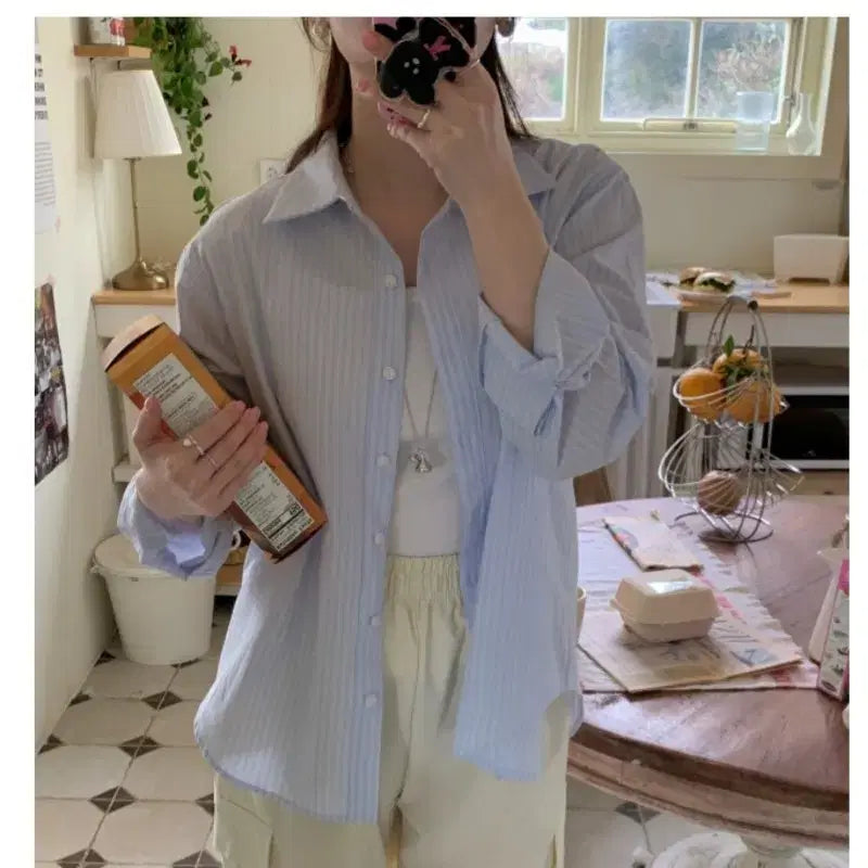 [BUNJANG] Urbane 100% Cotton Shirt / (새상품) 어베인 핏예쁜 고퀄리티 면100 셔츠 베니토 메이비베이비 코스