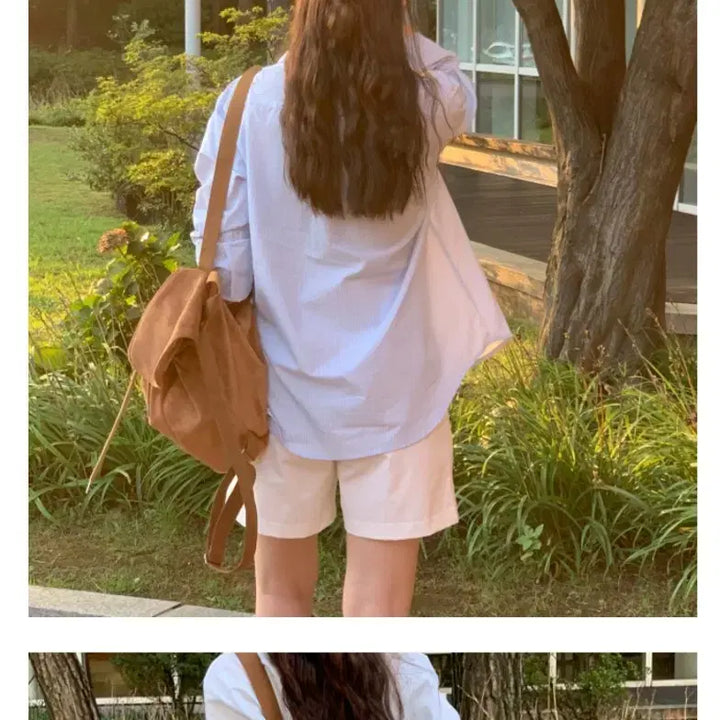 [BUNJANG] Urbane 100% Cotton Shirt / (새상품) 어베인 핏예쁜 고퀄리티 면100 셔츠 베니토 메이비베이비 코스