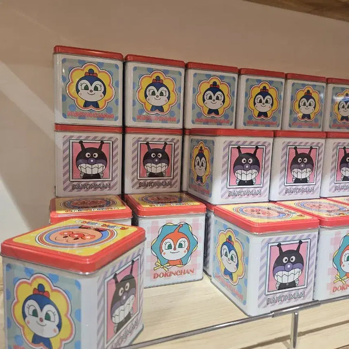 [BUNJANG] Anpanman Museum Limited Edition Tin Case Cookie Jar / 박물관 한정 틴케이스 쿠키통 호빵맨