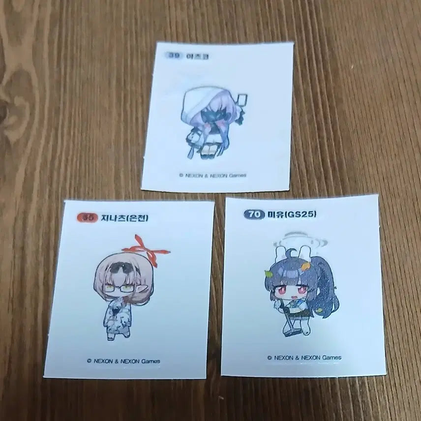 [BUNJANG] Blue Archive Sticker Pack / 블루아카이브 띠부씰 1개 선택