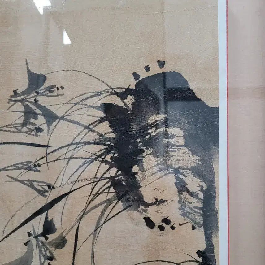 [BUNJANG] Eastern Painting Orchid Picture Frame / 액자 동양화 난초 그림