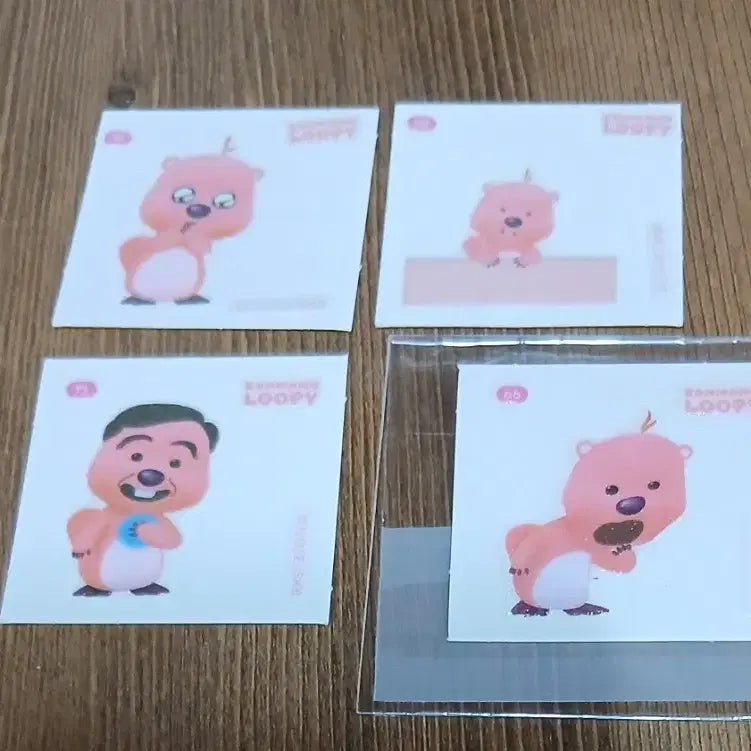 [BUNJANG] Jang-mang Rupee Sticker / 잔망루피 띠부씰 1개 선택