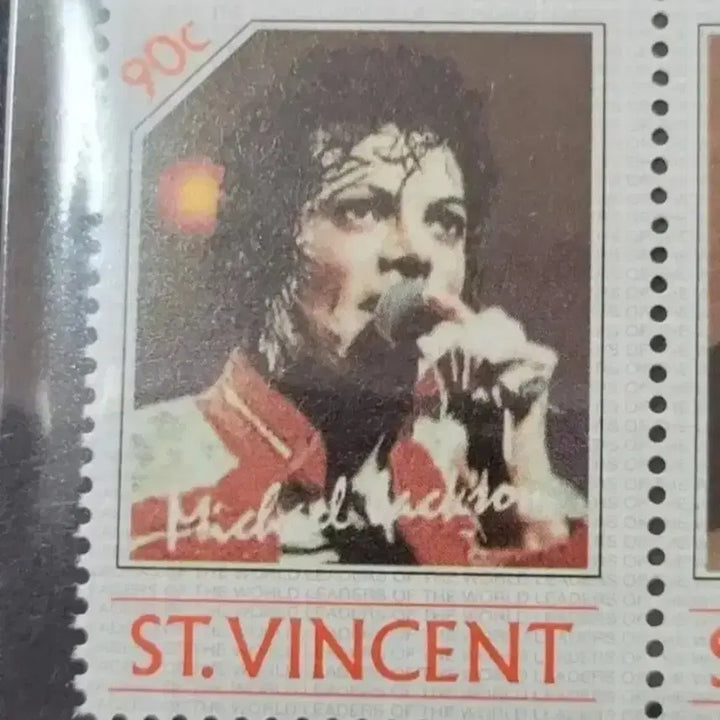 [BUNJANG] Michael Jackson 1985 US Pop Singer Stamp 2 Types (90C) / 1985년 미국팝 가수 마이클잭슨 우표(90C)  2종