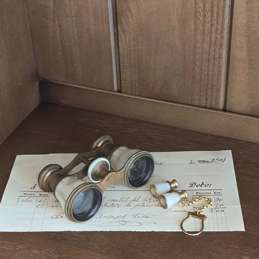 [BUNJANG] Vintage Mother-of-Pearl Opera Glasses Set of 2 / [빈티지] 자개 오페라글라스 2개 세트