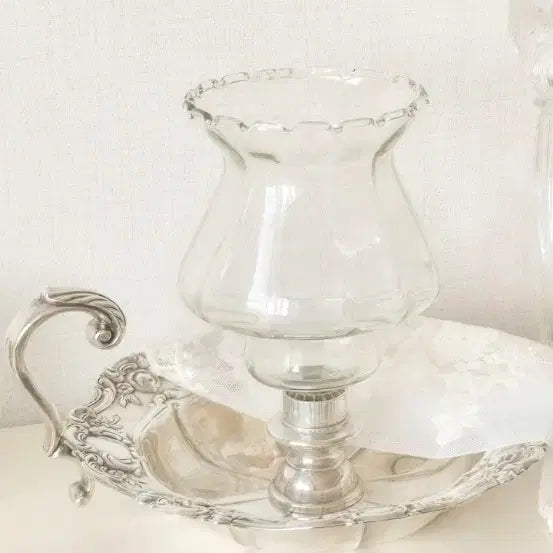 [BUNJANG] Vintage Rose Candle Holder &amp; Tulip Object Set / [빈티지] 장미촛대, 실플촛대, 소품
