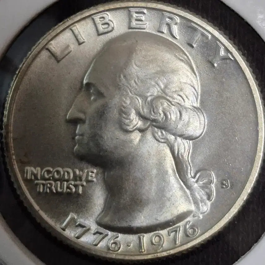 [BUNJANG] USA George Washington 1776-1976 Bicentennial Quarter Dollar Silver Coin / 미국 쿼터 달러 1776-1976년.조지와싱톤. 기념은화40%