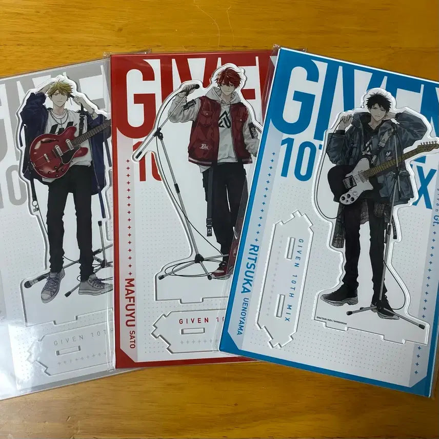 [BUNJANG] Given 10th Mix Big Acrylic Stand Set (Yuki &amp; Ritsuka) - Sealed / 기븐 전남친 vs 현남친 BIG 아크릴스탠드 세트