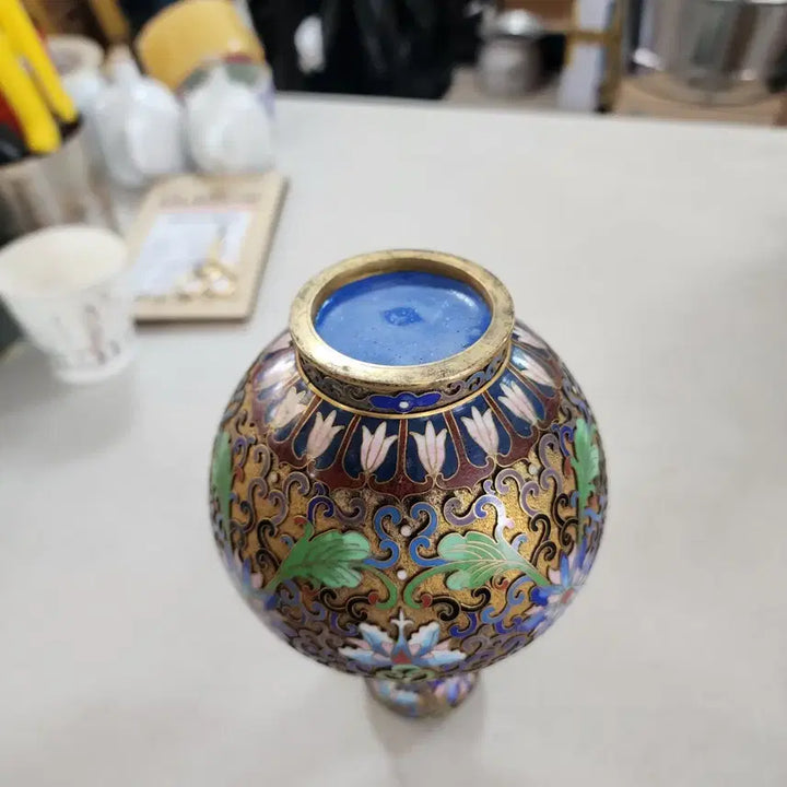 [BUNJANG] Enamel Vase 18.5cm / 