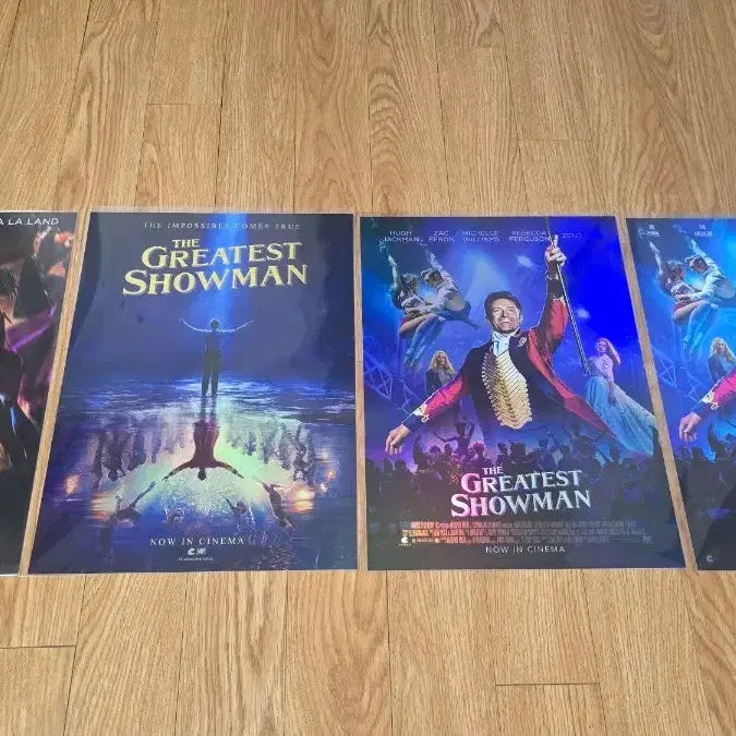 [BUNJANG] The Greatest Showman A3 Poster Set (4 Types) / 위대한 쇼맨 A3 포스터 4종 일괄 팝니다