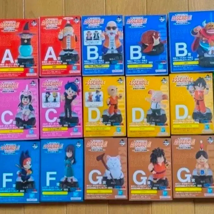 [BUNJANG] Dragon Ball Ichiban Sho 20 types (excluding secret) Full Set Unsealed / 택포 35) 드래곤볼 제일복권 어셈블 20종(시크 제외) 풀세트 미개봉