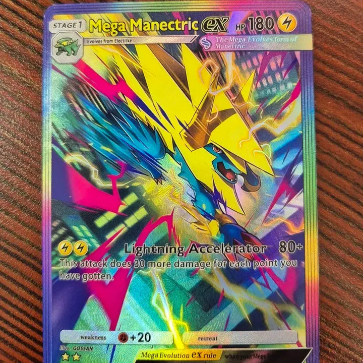 [BUNJANG] Pokemon Shining Mega Mega Thundershock EX Custom Handmade English Card / 포켓몬 포켓 샤이닝메가 메가썬더볼트ex 영문판 수제카드