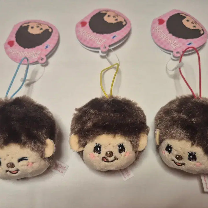 [BUNJANG] Monchhichi Face Doll Keyring / 일본 직수입 몬치치 얼굴 인형 키링 판매(새상품)