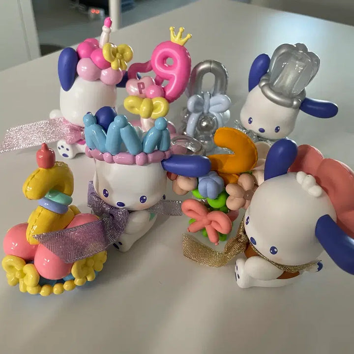 [BUNJANG] Pochacco Birthday Figure Bundle Set / 포차코 생일피규어 일괄