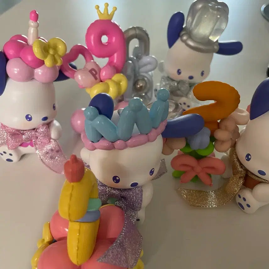 [BUNJANG] Pochacco Birthday Figure Bundle Set / 포차코 생일피규어 일괄