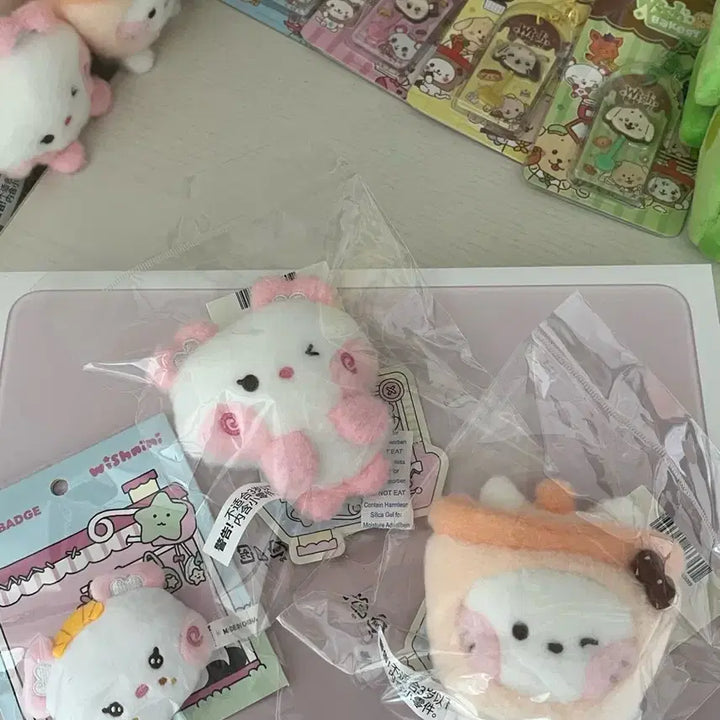 [BUNJANG] NCT WISH Wishini Nini Pang Pang Nini Bubble Nya Ngi Magnet Badge Set / 엔시티위시 위시니니 팡팡니니 버블냥니 마그넷 벳지 양도