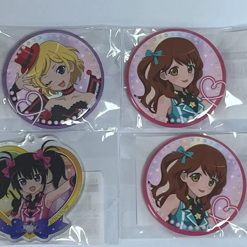 [BUNJANG] Rhythm Dance Aurora Dream Prism Stone Mion, Kanon, Kris Can Badge Acrylic Keyring / 프리티 리듬 오로라 드림 프리즘스톤 미온 카논 크리스 캔뱃지 아크릴 키링